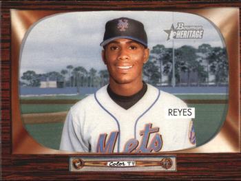 #106 Jose Reyes - New York Mets - 2004 Bowman Heritage Baseball