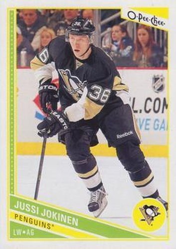 #106 Jussi Jokinen - Pittsburgh Penguins - 2013-14 O-Pee-Chee Hockey