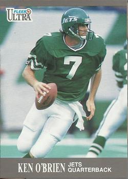 #106 Ken O'Brien - New York Jets - 1991 Ultra Football