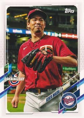 #106 Kenta Maeda - Minnesota Twins - 2021 Topps Opening Day Baseball