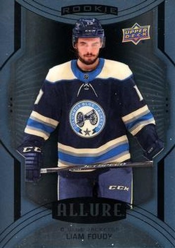 #106 Liam Foudy - Columbus Blue Jackets - 2020-21 Upper Deck Allure Hockey