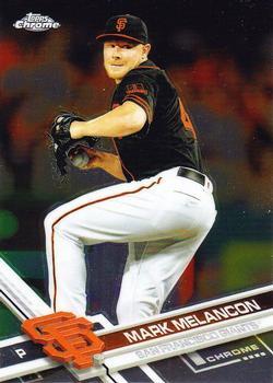 #106 Mark Melancon - San Francisco Giants - 2017 Topps Chrome Baseball