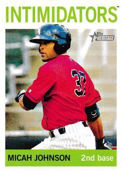 #106 Micah Johnson - Kannapolis Intimidators - 2013 Topps Heritage Minor League Baseball