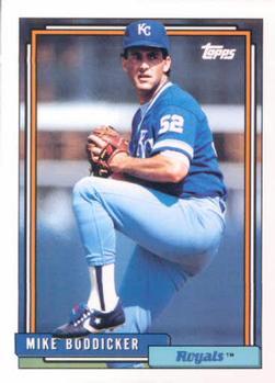 #106 Mike Boddicker - Kansas City Royals - 1992 Topps Baseball
