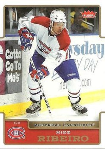 #106 Mike Ribeiro - Montreal Canadiens - 2006-07 Fleer Hockey