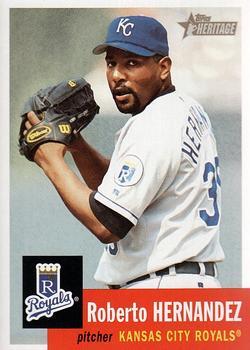 #106 Roberto Hernandez - Kansas City Royals - 2002 Topps Heritage Baseball