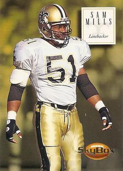 #106 Sam Mills - New Orleans Saints - 1994 SkyBox Premium Football