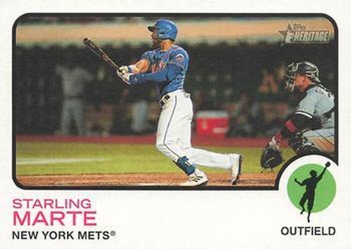 #106 Starling Marte - New York Mets - 2022 Topps Heritage Baseball