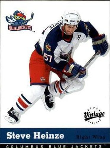 #106 Steve Heinze - Columbus Blue Jackets - 2000-01 Upper Deck Vintage Hockey
