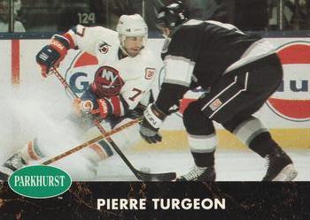 #106 Pierre Turgeon - New York Islanders - 1991-92 Parkhurst Hockey