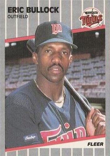 #106 Eric Bullock - Minnesota Twins - 1989 Fleer Baseball