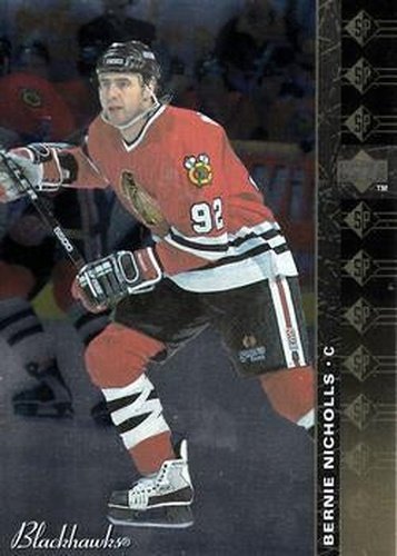 #SP-106 Bernie Nicholls - Chicago Blackhawks - 1994-95 Upper Deck Hockey - SP