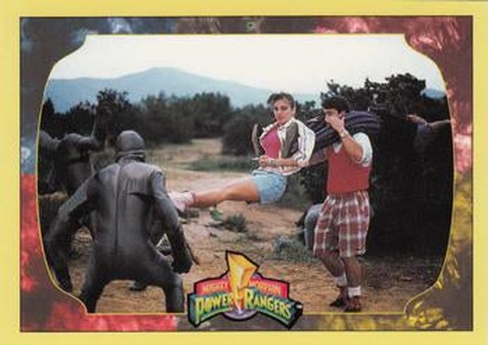 #106 Human Whipsaw - 1994 Collect-A-Card Power Rangers