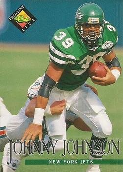 #106 Johnny Johnson - New York Jets - 1994 Pro Line Live Football