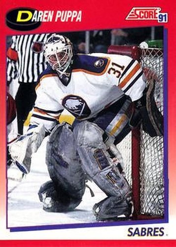 #106 Daren Puppa - Buffalo Sabres - 1991-92 Score Canadian Bilingual Hockey