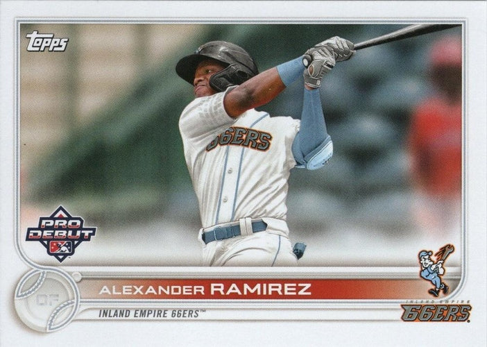 #PD-106 Alexander Ramirez - Inland Empire 66ers - 2022 Topps Pro Debut Baseball