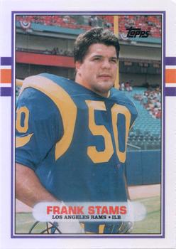 #106T Frank Stams - Los Angeles Rams - 1989 Topps Traded Football