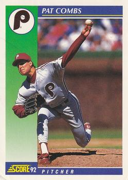 #106 Pat Combs - Philadelphia Phillies - 1992 Score Baseball