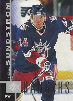 #106 Niklas Sundstrom - New York Rangers - 1997-98 Upper Deck Hockey