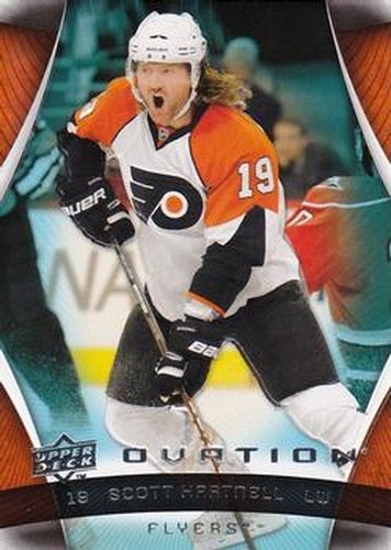 #106 Scott Hartnell - Philadelphia Flyers - 2009-10 Upper Deck Ovation Hockey