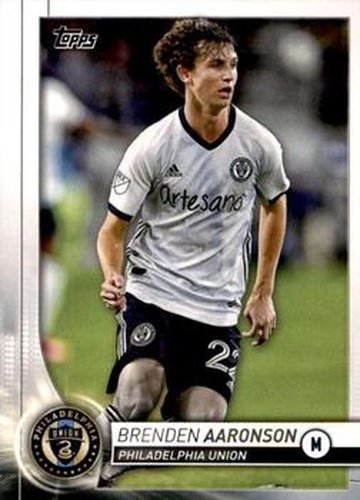 #106 Brenden Aaronson - Philadelphia Union - 2020 Topps MLS Soccer