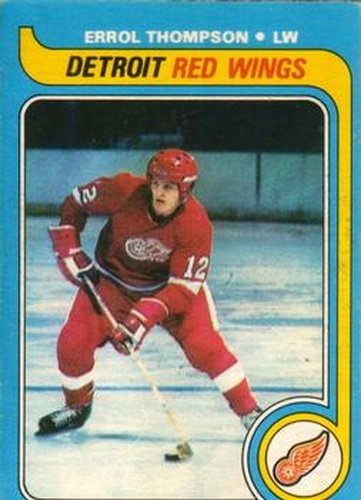 #106 Errol Thompson - Detroit Red Wings - 1979-80 O-Pee-Chee Hockey