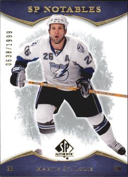 #106 Martin St. Louis - Tampa Bay Lightning - 2007-08 SP Authentic Hockey