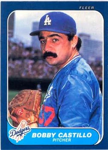 #127 Bobby Castillo - Los Angeles Dodgers - 1986 Fleer Baseball