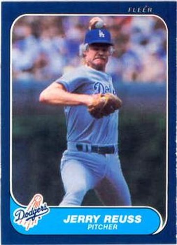 #141 Jerry Reuss - Los Angeles Dodgers - 1986 Fleer Baseball