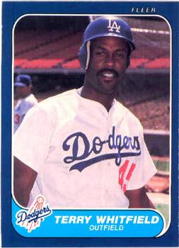 #147 Terry Whitfield - Los Angeles Dodgers - 1986 Fleer Baseball