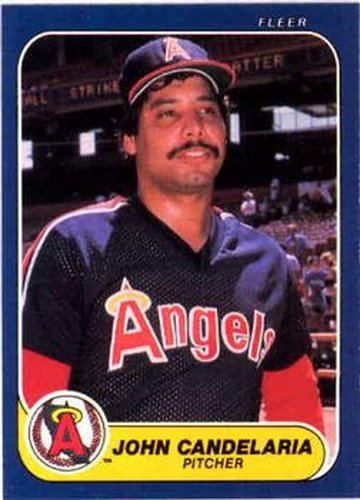 #150 John Candelaria - California Angels - 1986 Fleer Baseball