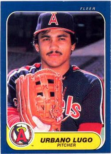 #162 Urbano Lugo - California Angels - 1986 Fleer Baseball