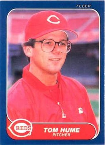 #179 Tom Hume - Cincinnati Reds - 1986 Fleer Baseball