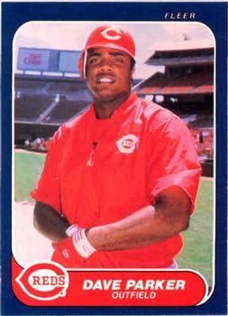 #184 Dave Parker - Cincinnati Reds - 1986 Fleer Baseball