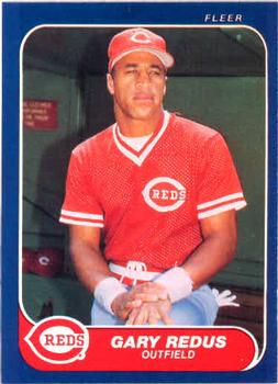 #189 Gary Redus - Cincinnati Reds - 1986 Fleer Baseball