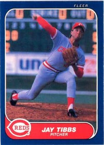 #194 Jay Tibbs - Cincinnati Reds - 1986 Fleer Baseball