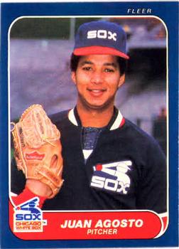 #197 Juan Agosto - Chicago White Sox - 1986 Fleer Baseball