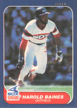 #198 Harold Baines - Chicago White Sox - 1986 Fleer Baseball