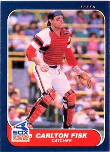 #204 Carlton Fisk - Chicago White Sox - 1986 Fleer Baseball