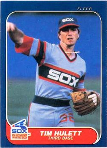 #208 Tim Hulett - Chicago White Sox - 1986 Fleer Baseball