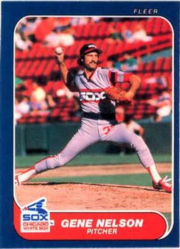 #213 Gene Nelson - Chicago White Sox - 1986 Fleer Baseball