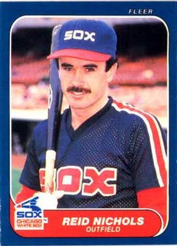 #214 Reid Nichols - Chicago White Sox - 1986 Fleer Baseball