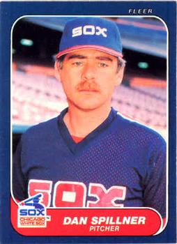 #217 Dan Spillner - Chicago White Sox - 1986 Fleer Baseball