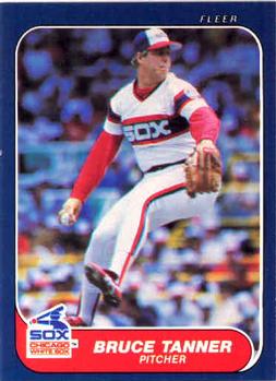 #218 Bruce Tanner - Chicago White Sox - 1986 Fleer Baseball