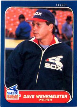 #220 Dave Wehrmeister - Chicago White Sox - 1986 Fleer Baseball