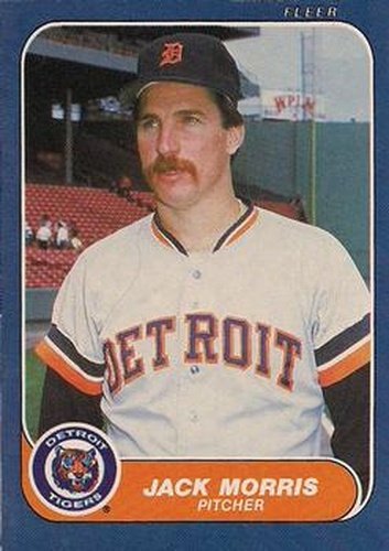 #232 Jack Morris - Detroit Tigers - 1986 Fleer Baseball