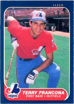 #248 Terry Francona - Montreal Expos - 1986 Fleer Baseball