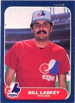 #251 Bill Laskey - Montreal Expos - 1986 Fleer Baseball
