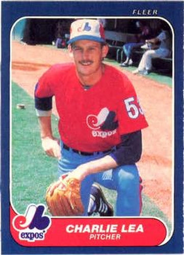 #253 Charlie Lea - Montreal Expos - 1986 Fleer Baseball