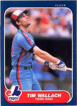 #263 Tim Wallach - Montreal Expos - 1986 Fleer Baseball